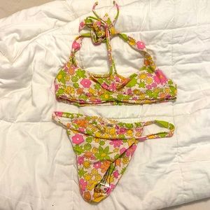 Aureole swim medium bikini - fun print